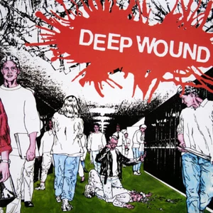 DEEP WOUND S/T LP PUNK ROCK Hardcore COMPILATION Reissue LIMITED RED VINYL New - Picture 1 of 2