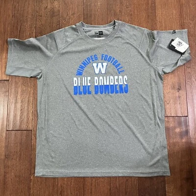 Winnipeg Blue Bombers Shirt XL New Era CFL Player Issued Jordan Younger Football - Image 1 of 4