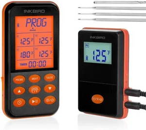 Inkbird Wireless Kochthermometer Barbecue Grillthermometer Wasserdichtes 1500 Ft - Bild 1 von 7