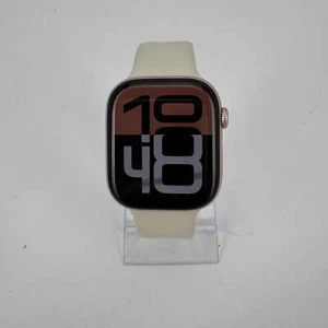 Banda deportiva de arcilla de aluminio oro rosa serie 10 46 mm solo GPS Apple Watch MWX23LW/A - Imagen 1 de 5