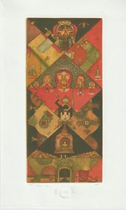 Original Edición Limitada Ex libris Exlibris ROMANISHIN ROMANO/Ucrania - Imagen 1 de 1