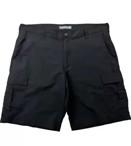 Pantalones Cortos Carga Lee Para Hombre Talla 42 Negros Negros Cremallera Poliéster 42" Anx11" Puls. - Imagen 1 de 24