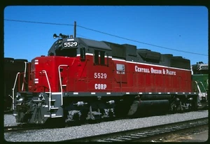 Original Rail Slide - CORP Central Oregon & Pacific 5529 Medford OR 7-16-1995 - Picture 1 of 1