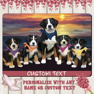 Greater Swiss Mountain Dog Floor Mat Personalized Anti-Slip Pet Door Mat NWT - Picture 1 of 47