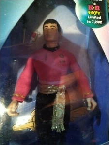 SECURITY CHIEF SULU STAR TREK KB TOYS EXCLUSIVE ACTION FIGURE BOX IS WORN H1 - Picture 1 of 2