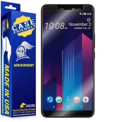 [2 Pack] ArmorSuit MilitaryShield HTC U11 Plus Case-Friendly Screen Protector - Image 1 of 4