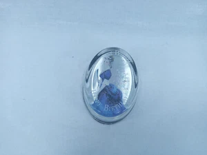 BEST WISHES HAPPY BIRTHDAY GLASS PAPERWEIGHT BY FIESTA GLASS HAND MADE ENGLAND - Picture 1 of 4