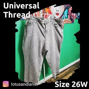Universal Thread Acid Wash Straight Leg Jeans Sz 26 W. NWOT - Picture 1 of 7