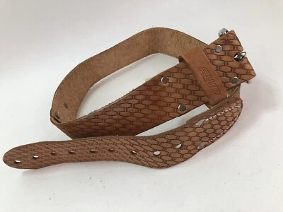 Cinturón de trabajo de cuero AWP 42” hebilla de rodillo de metal herramienta de alta resistencia mecanizado hecho en México Foto 1 de 4