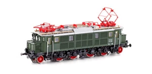 Hobbytrain H2892 E17 118, verde, pantografi e ruote rosse, DB Scala N 1/160 - Foto 1 di 1