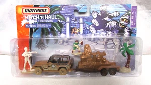 NEW box damage Matchbox Hitch 'N Haul Tut's Treasure Set J4684 Jeep Wrangler - Picture 1 of 2