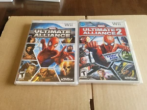 Marvel: Ultimate Alliance 1 & 2 (Nintendo Wii, 2009) Tested Working Authentic - Picture 1 of 19