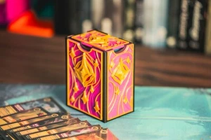 Lorcana Deck Box, Card Gaming Storage Box, Fantasy Card Holder for TCG Decks - Picture 1 of 6