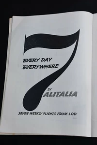 MOZART,DON GIOVANNI  ISRAEL, A PROGRAM,1964,ALITALIA & OLYMPIC, EL AL OTHER A,   - Picture 1 of 12