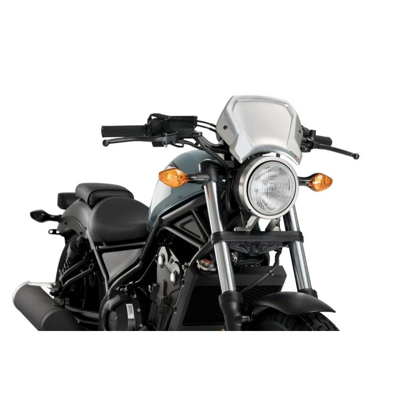 CARENATURA FRONTALE ALLUMINIO PUIG PER HONDA REBEL CMX500 SE 2020 > 2025 SILVER - Immagine 1 di 1