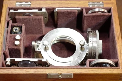 microscope antique vintage collectible Accessory Leitz Universal Stage UT2 - Image 1 of 4