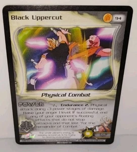 DBZ Dragon Ball Z Black Uppercut 94 CCG Unlimited Fusion Saga LP Rare - Bild 1 von 5