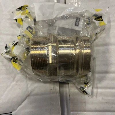 VIEGA PROPRESS ZERO LEAD 配件 - 79290 BRONZE 适配器 2 x 2 英寸 PxM NPT — 第 1/2 张图片