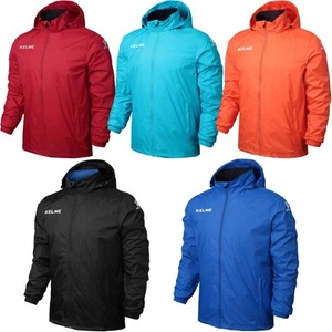 Kelme Junior Kids Street Full Zip Water Resistant Team Kit Rain Jacket Coat - Picture 1 of 6