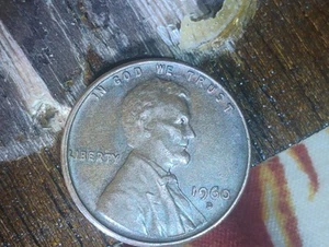 1960 D Lincoln Penny RARE DDO, Small Date over Large Date Multiple Error Coin - Picture 1 of 7