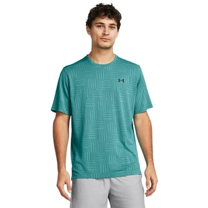 Men's Under Armour Tech Vent Geotessa T-Shirt in Blue - Picture 1 of 5