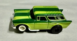 Vintage AFX 1957 Chevy Nomad Wagon Slot Car, Green, With Chassis - Picture 1 of 5