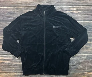 VTG Southpole Baggy Velour Jacket Jesse Pinkman Y2K Skater Blacks Large - Picture 1 of 7