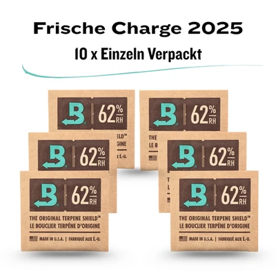 BOVEDA 62% RH – 8 g × 10 Packs Frische Charge 2025, Einzeln verpackt – Original - Bild 1 von 4