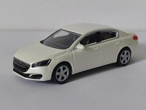 Norev Miniature Car 3 Inches 1/64 2014 Peugeot 508 White Mk1 Phase 2 New - Picture 1 of 8