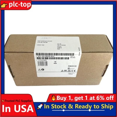 New Siemens 6ED1055-4MH08-0BA1 6ED1 055-4MH08-0BA1 LOGO! TD text display, 6-line - image 1 of 4
