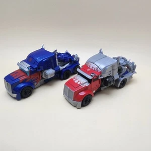 TRANSFORMERS Age of Extinction AOE (2014) OPTIMUS PRIME + SILVER 1-Step Changers - Picture 1 of 13
