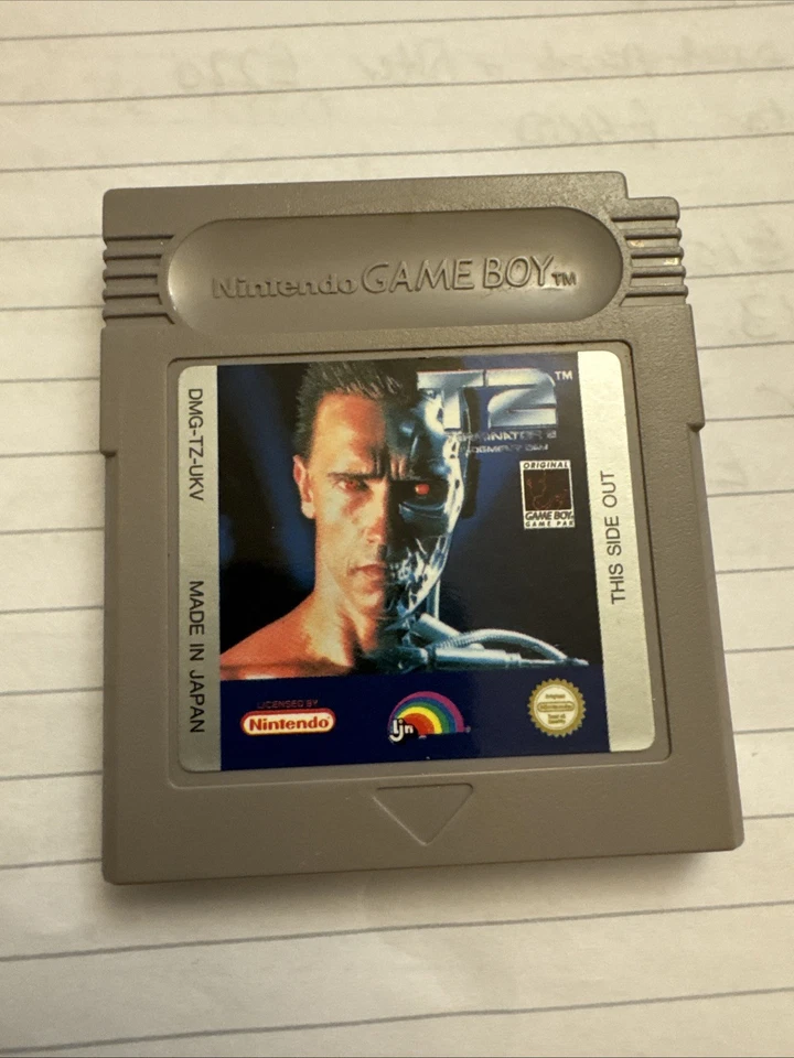 T2 Terminator 2: Judgment Day (Nintendo Gameboy Game) Adventure Video Game - Image 1 of 1