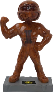 Handgefertigte Herky Iowa Hawkeyes Herky auf Parade Wackelkopf NCAA College - Bild 1 von 1