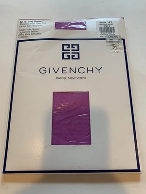Vintage Givenchy Body Gleamers 157 Organza Mauve Size B Pantyhose Purple 1990 - Image 1 of 4