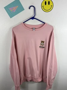MENS MOSCHINO Light SWEATSHIRT TOP SIZE MEDIUM 💯 authentic 99p Start - Picture 1 of 7