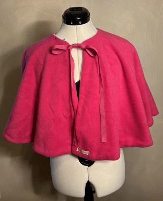 Uneek Mujer Barbiecore Rosa Reversible Corto Cuello Corto Capa Poncho Chal|Talla:S/M Foto 1 de 4