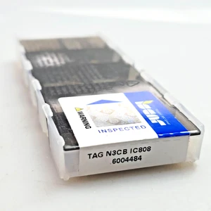 Insertos de carburo de torneado y separación de ranurado Iscar TAG N3CB IC808 (caja de 10) - Imagen 1 de 5