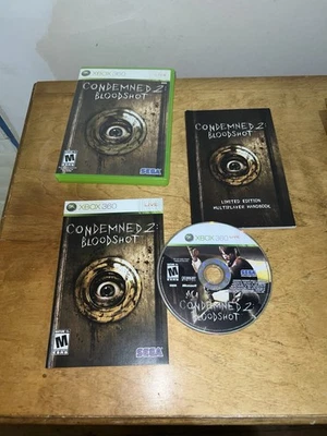 Condemned 2: Bloodshot Xbox 360 w/ Limited Edition Handbook Survival Horror - Image 1 of 4