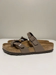 Birkenstock Damen Mayari Mocha Birkibuc Comfort Sandalen EU 39 US 8-8,5 - Bild 1 von 14