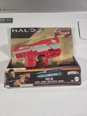 Mattel BoomCo Halo UNSC Magnum M6 Blaster RED Dart Gun - Image 1 of 2