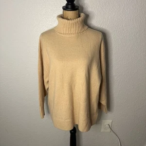 & Other Stories beige Wollmischung Rollkragen Pullover Langarm Gr. XS Oversized - Bild 1 von 11