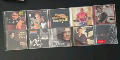 Doug Stone,Chris Isaak,Blake Shelton,Phil Vassar,Keith Urban 10 Cd Lot Free Ship Foto 1 de 4