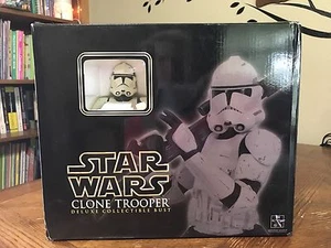 Star Wars Gentle Giant Clone Trooper Deluxe Collectible Bust PROMO - Picture 1 of 5