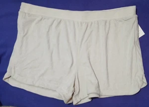 A New Day women shorts size 4 XL beige elastic waist high rise New with Tags - Picture 1 of 10