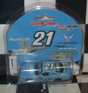 RICKY RUDD #21 AIRFORCE 2003 TEAM CALIBER 1/64 NASCAR DIECAST ISSUE#24 - Picture 1 of 2