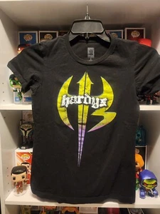 T-Shirt WWE Hardy Boyz schwarz Jugend klein 2-seitig matt & Jeff - Bild 1 von 3
