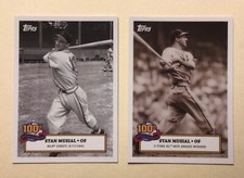 2020 Topps Stan Musial 100th Birthday #1 & 2 SM-1 SM- 2  (2 cards) Cardinals