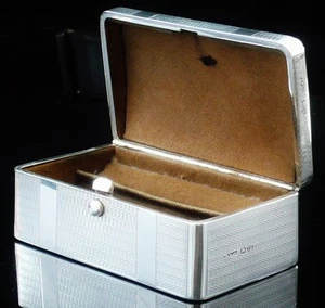 Antique Sterling Silver Safety Razor Case Box, Sampson Mordan & Co Ltd 1911 - Picture 1 of 10