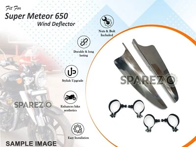 Fit For Royal Enfield Super Meteor 650 Wind Deflector Foto 1 de 4