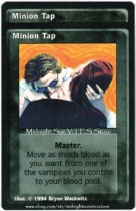 Minion Tap x2 Jyhad V:TES VTES Vampire CCG - Picture 1 of 1